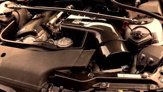 E46 m3 airbox comparison Standard inlet vs CSL Airbox [upl. by Iaj]