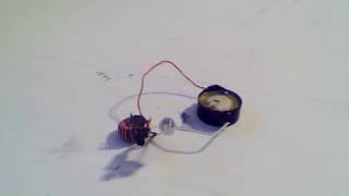 Piezoelectric Generator 3V with Joule Thief [upl. by Hattie]