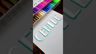 Cursive Calligraphy Tutorial  Gentle Calligraphy calligraphy gentle [upl. by Suissac678]