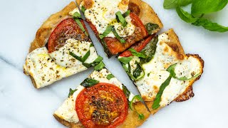 Flatbread Pizza Recipe  Quick and easy [upl. by Dominus669]