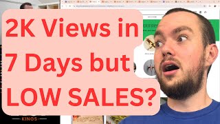 2K Views in 7 Days but Low Sales Here’s How to Improve [upl. by Joed]