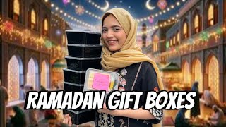 Ramadan Mubarak Gift Boxes making and distribution Sistrology Fatima Faisal [upl. by Eydie230]