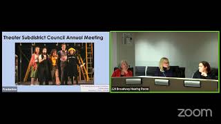 Theater Subdistrict Council Annual Board Meeting [upl. by Docila]