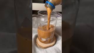 How make coffee with Bottle coffee icedcoffee howtomakefiltercoffee latteart [upl. by Hildick]