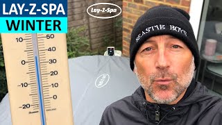 LAYZSPA Hot Tub in Winter TOP TIPS 🥶 [upl. by Minnnie]