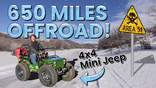 Will the MINI JEEP make it to AREA 51 Ep1 The build and start [upl. by Kotz]