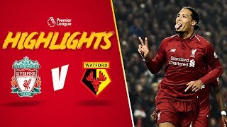 Manes cheeky backheel finish  Liverpool 50 Watford  Highlights [upl. by Annnora]