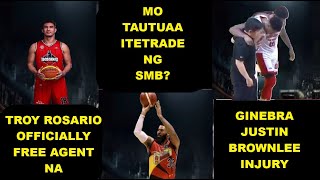 SMB PUTS MO TAUTUAA ON TRADING BLOCK  BROWNLEE INJURY UPDATE GINEBRA VS MERALCO BOLTS ULIT [upl. by Merrielle333]