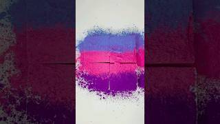 Powdery Soft Gym chalk with holi powder 💜💗🩵 anxietycrunchasmr Gym Chalk Asmr Edit [upl. by Rosol]