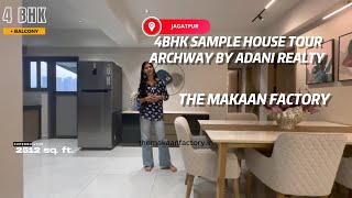 4 BHK House  Ultra Luxurious Apartment For Sale Jagatpur Ahmedabad  Adani Archway [upl. by Abroms743]