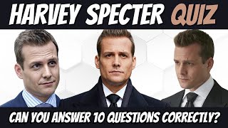 The Harvey Specter Quiz How many can you get right  Suits The Series [upl. by Aryam]