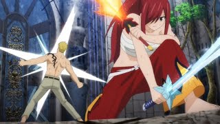 Erza vs Laxus Full Fight  Fairy Tail 100 Year Quest Ep 13 [upl. by Nored255]