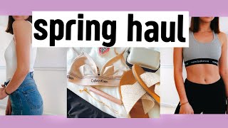 HUGE SPRING HAUL  urban outfitters adidas sephora champion etc [upl. by Slayton71]