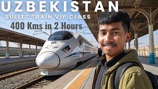 VIP LUXURY travel in Uzbekistans Bullet Train  Cheaper Than Rajdhani Trains [upl. by Atnahsa]