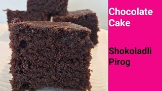 Easy Chocolate Mud Cake  Shokoladli Pirog [upl. by Athalla842]