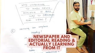 How to read and learn newspapers and editorials for UPSC uploaded without edits  Manuj Jindal IAS [upl. by Ecirtaemed]