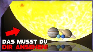 SO sieht unser Sonnensystem wirklich aus😳 [upl. by Sarette]