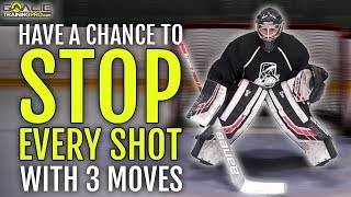 ICE HOCKEY GOALIES  Stop Every Shot With These 3 Moves 🏒 [upl. by Adneram]