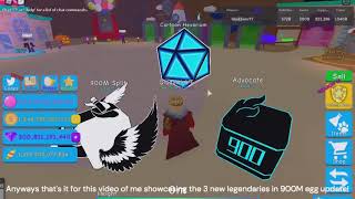 900M Event in BGS 3 LEGENDARIES Showcase Roblox [upl. by Akahc69]