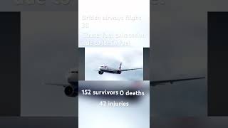 BA flight 38 aviation planes crash [upl. by Nodlew]