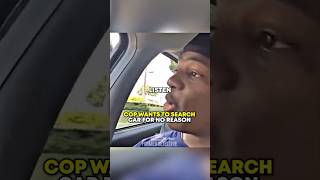 Cop wants to search car for no reason shorts [upl. by Iturk67]