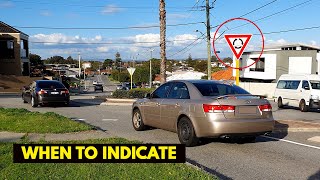 Roundabouts WHEN TO INDICATE ON AND OFF [upl. by Gery974]