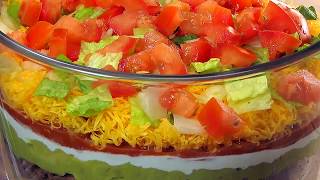 The Best 7 Layer Dip [upl. by Anirdna]