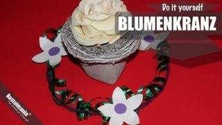 Blumenkranz basteln  Floral wreath tinker [upl. by Yung746]