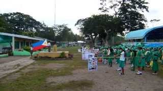 Guides Scouts and Cubs flag raising ceremony [upl. by Oirasec]