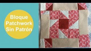 Utiliza Los Retales Para Crear Un Bloque Patchwork [upl. by Atinele]