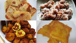 4 DELICIOUS WAYS TO EAT NIAN GAO CHINESE NEW YEAR GLUTINOUS RICE 年糕四种美味吃法 [upl. by Enidlareg]