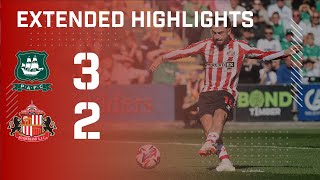 Extended Highlights  Plymouth Argyle 3  2 Sunderland AFC [upl. by Anitsahs]