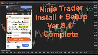 NInja Trader Ver 81 New install Setup Data Feed⚡ [upl. by Deirdre]