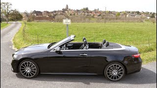 Essai quotdécaléquot MERCEDES E450 cabriolet 2019 367ch 9G Tronic 4Matic AMG Line [upl. by Krystal]