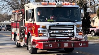 Friendly Honks Baltimore County Fire Department Engine 13 Responding to a Medical 022024 [upl. by Holton]