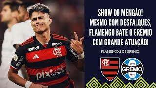 FLA DÃ SHOW COM DOIS GOLS DE LUIZ ARAÃšJO VENCE O GRÃŠMIO E ASSUME LIDERANÃ‡A MESMO COM OS DESFALQUES [upl. by Roydd]