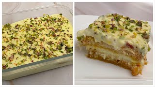 15 Minutes Dessert Recipe With 2 Cups Of Milk  Instant Malai Cake 15 मिनट मे बहुत स्वादिष्ट मिठाई [upl. by Kannav490]