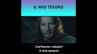 Learn Italian with GOLLUM  IL MIO TESORO italianlanguage italianmovies learnitalian [upl. by Zonnya]