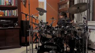 Luce Tramonti a nord est – Elisa – Enea Sergi drum cover [upl. by Gillead]