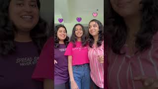 Telepathy Challenge ✨ telepathy friends college collegelife trio chaoticus hostellife masti [upl. by Theresina]