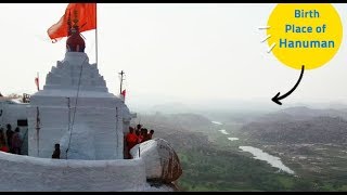 Anjanadri Hill  Birthplace of Hanuman  575 steps to the Top [upl. by Atazroglam596]