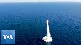 South Korea Test Launches Ballistic Missile From Submarine [upl. by Ko]