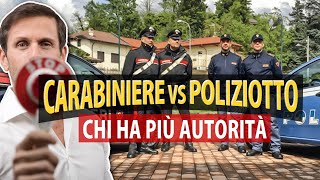 Ha più autorità un CARABINIERE o un POLIZIOTTO  Avv Angelo Greco [upl. by Amitaf]