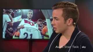 Marco Reus amp Mario Götze über die TrikotStory bei der WM [upl. by Enos640]