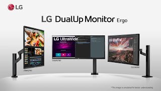 LG DualUp Ergo  Designed Around You  LG [upl. by Koblas]