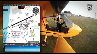 Air Navigation Pro user flying his ultralight for the first time ever [upl. by Dnomad]