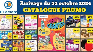 catalogue LECLERC ventes géantes ✅ Du 22 octobre au 2 novembre 🔥 Arrivage maison promos deals pub [upl. by Airdnaxela32]