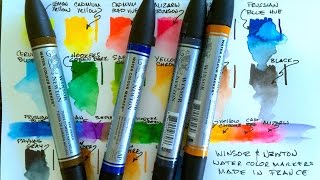 Winsor amp Newton Watercolor Markers [upl. by Eiggam]