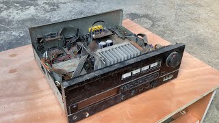 Restoration old Onkyo amplifier  Revive the old amplifier from the Onkyo brand [upl. by Norha]