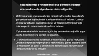 Planteamiento del Problema de Investigación [upl. by Manly]